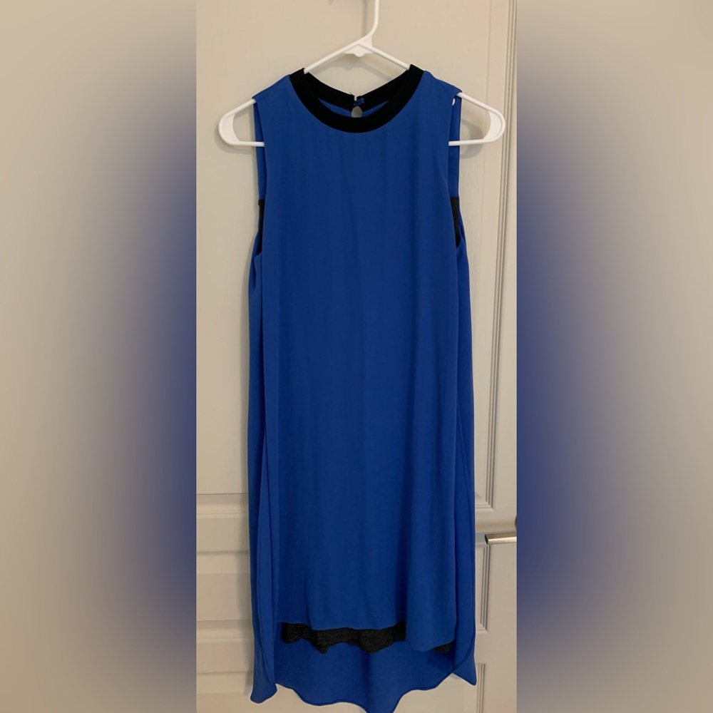Rachel Roy midnight blue midi flowy dress. Small